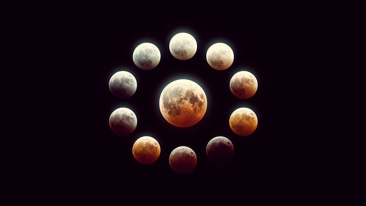 foto eclipse de luna