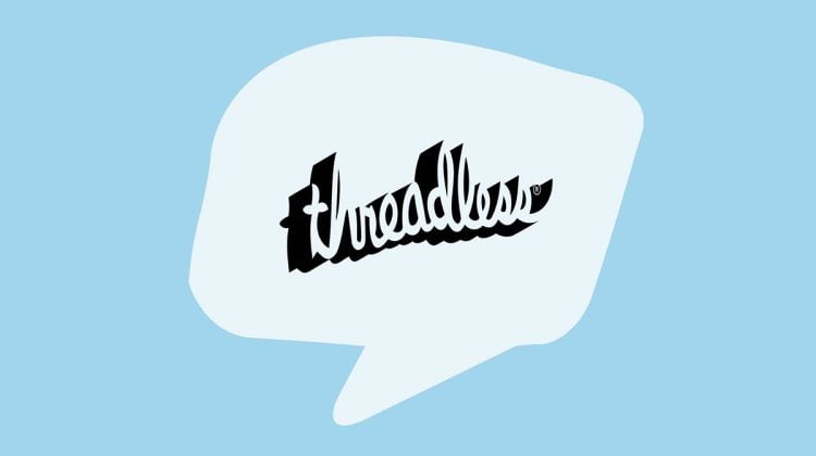 threadless logo azul