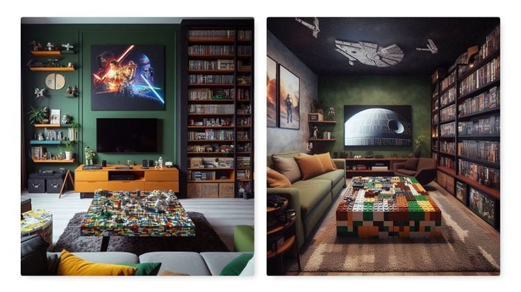 decoracion cuarto geek