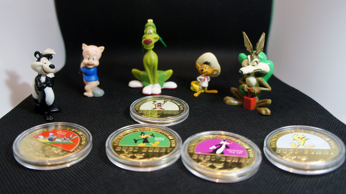 coleccion looney tunes sabritas sonrics monedas
